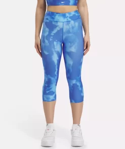 Leggings & Tights | Reebok Leggings & Tights Id Train Allover Print Capri Leggings