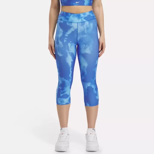 Leggings & Tights | Reebok Leggings & Tights Id Train Allover Print Capri Leggings