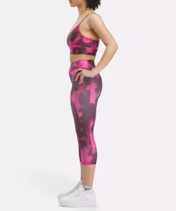 Leggings & Tights | Reebok Leggings & Tights Id Train Allover Print Capri Leggings