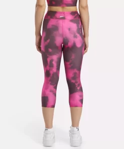 Leggings & Tights | Reebok Leggings & Tights Id Train Allover Print Capri Leggings