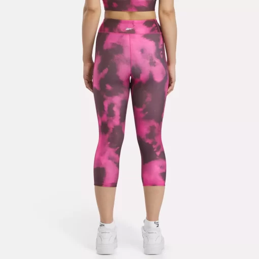 Leggings & Tights | Reebok Leggings & Tights Id Train Allover Print Capri Leggings