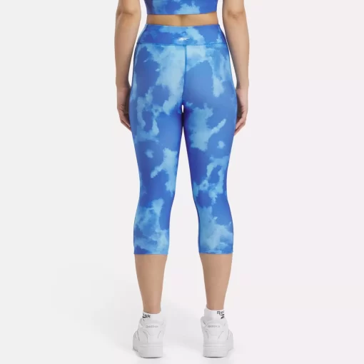 Leggings & Tights | Reebok Leggings & Tights Id Train Allover Print Capri Leggings