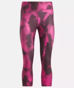 Leggings & Tights | Reebok Leggings & Tights Id Train Allover Print Capri Leggings