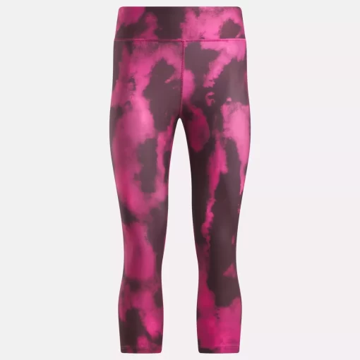 Leggings & Tights | Reebok Leggings & Tights Id Train Allover Print Capri Leggings