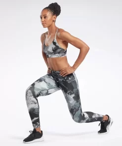 Leggings & Tights | Reebok Leggings & Tights Lux Allover Print Bold Leggings