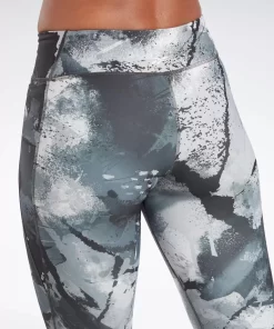 Leggings & Tights | Reebok Leggings & Tights Lux Allover Print Bold Leggings