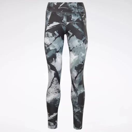 Leggings & Tights | Reebok Leggings & Tights Lux Allover Print Bold Leggings