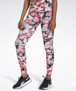 Leggings & Tights | Reebok Leggings & Tights Lux Bold Camo Print Leggings