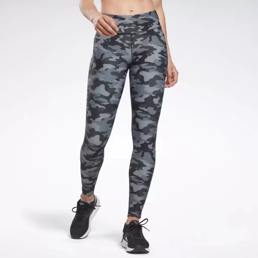 Leggings & Tights | Reebok Leggings & Tights Lux Bold Camo Print Leggings