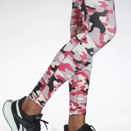 Leggings & Tights | Reebok Leggings & Tights Lux Bold Camo Print Leggings