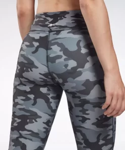 Leggings & Tights | Reebok Leggings & Tights Lux Bold Camo Print Leggings