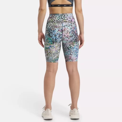 Shorts | Reebok Shorts Lux Bold High-Rise Modern Safari Bike Short