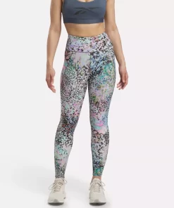 Yoga | Reebok Yoga Lux Bold High-Rise Modern Safari Leggings