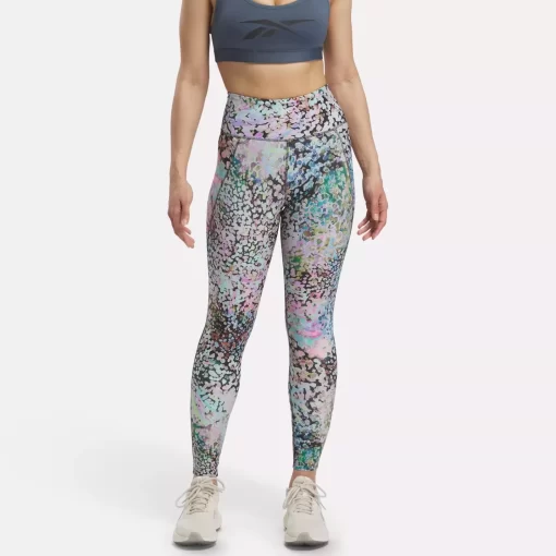 Yoga | Reebok Yoga Lux Bold High-Rise Modern Safari Leggings