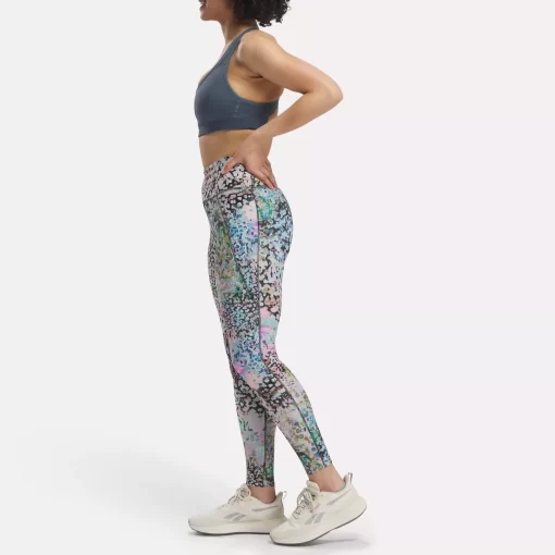 Yoga | Reebok Yoga Lux Bold High-Rise Modern Safari Leggings