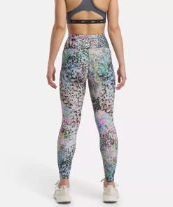 Yoga | Reebok Yoga Lux Bold High-Rise Modern Safari Leggings