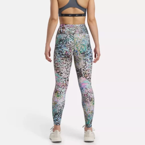 Yoga | Reebok Yoga Lux Bold High-Rise Modern Safari Leggings