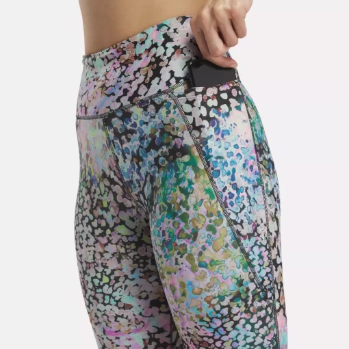 Yoga | Reebok Yoga Lux Bold High-Rise Modern Safari Leggings