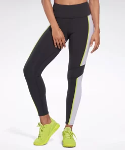 Leggings & Tights | Reebok Leggings & Tights Lux High-Rise Colorblock Leggings