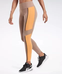 Leggings & Tights | Reebok Leggings & Tights Lux High-Rise Colorblock Leggings