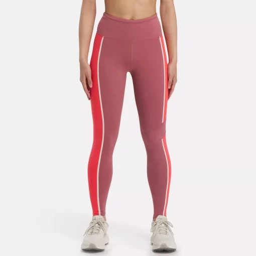 Yoga | Reebok Yoga Lux High-Rise Colorblock Leggings