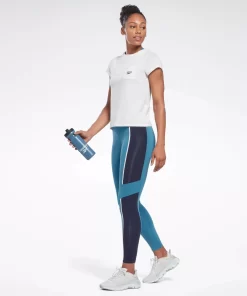 Leggings & Tights | Reebok Leggings & Tights Lux High-Rise Colorblock Leggings