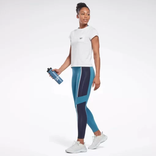 Leggings & Tights | Reebok Leggings & Tights Lux High-Rise Colorblock Leggings