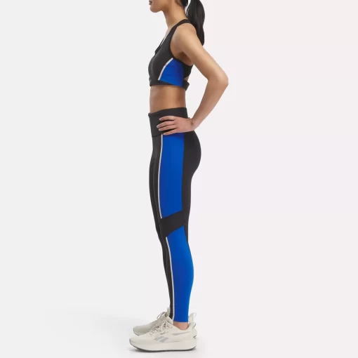 Yoga | Reebok Yoga Lux High-Rise Colorblock Leggings