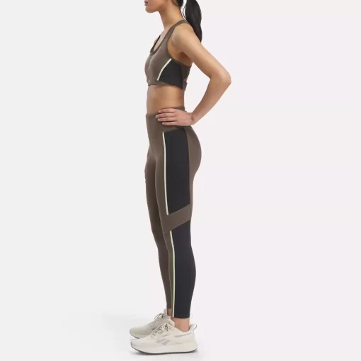 Yoga | Reebok Yoga Lux High-Rise Colorblock Leggings