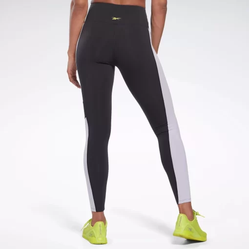 Leggings & Tights | Reebok Leggings & Tights Lux High-Rise Colorblock Leggings