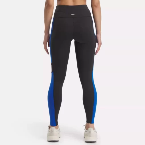 Yoga | Reebok Yoga Lux High-Rise Colorblock Leggings