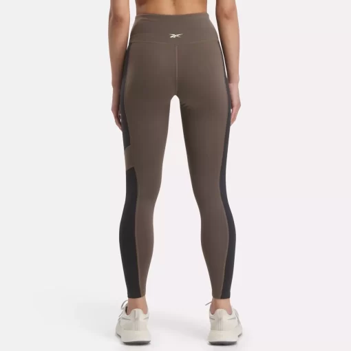 Yoga | Reebok Yoga Lux High-Rise Colorblock Leggings