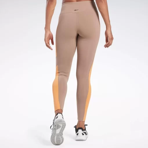 Leggings & Tights | Reebok Leggings & Tights Lux High-Rise Colorblock Leggings