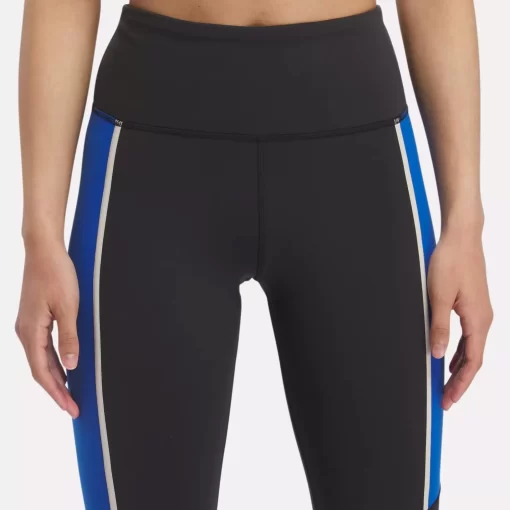 Yoga | Reebok Yoga Lux High-Rise Colorblock Leggings