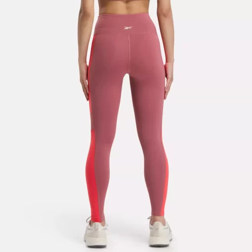 Yoga | Reebok Yoga Lux High-Rise Colorblock Leggings