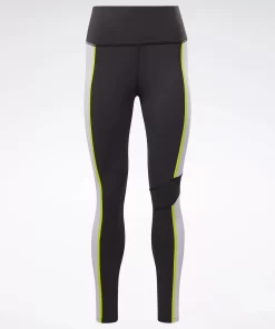 Leggings & Tights | Reebok Leggings & Tights Lux High-Rise Colorblock Leggings