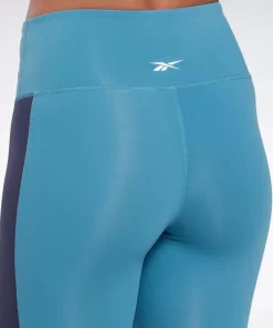 Leggings & Tights | Reebok Leggings & Tights Lux High-Rise Colorblock Leggings