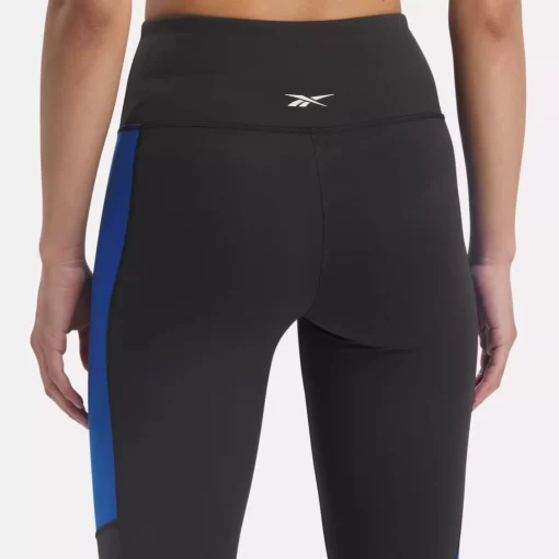 Yoga | Reebok Yoga Lux High-Rise Colorblock Leggings