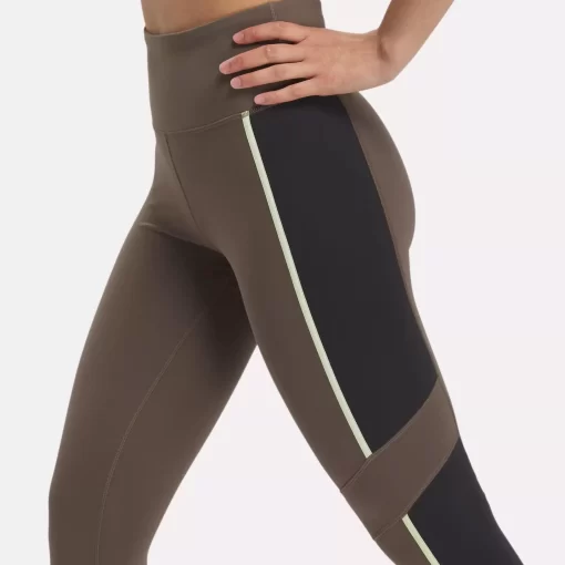 Yoga | Reebok Yoga Lux High-Rise Colorblock Leggings