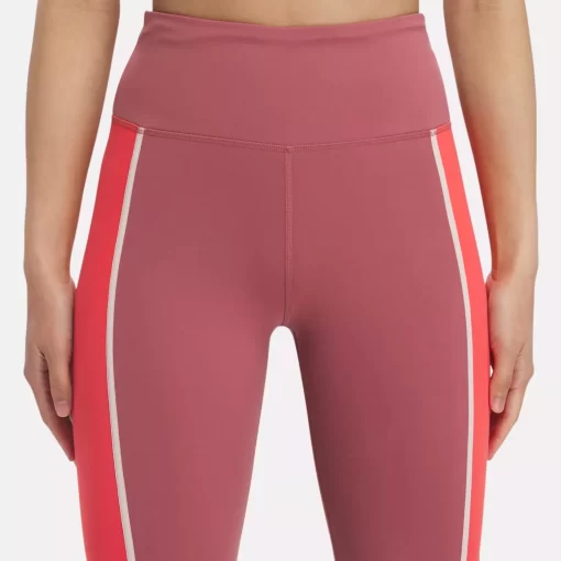 Yoga | Reebok Yoga Lux High-Rise Colorblock Leggings