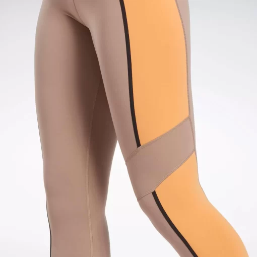 Leggings & Tights | Reebok Leggings & Tights Lux High-Rise Colorblock Leggings