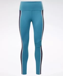 Leggings & Tights | Reebok Leggings & Tights Lux High-Rise Colorblock Leggings