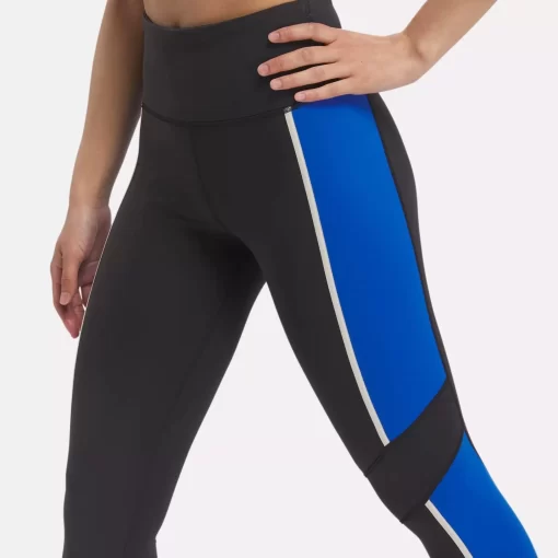 Yoga | Reebok Yoga Lux High-Rise Colorblock Leggings