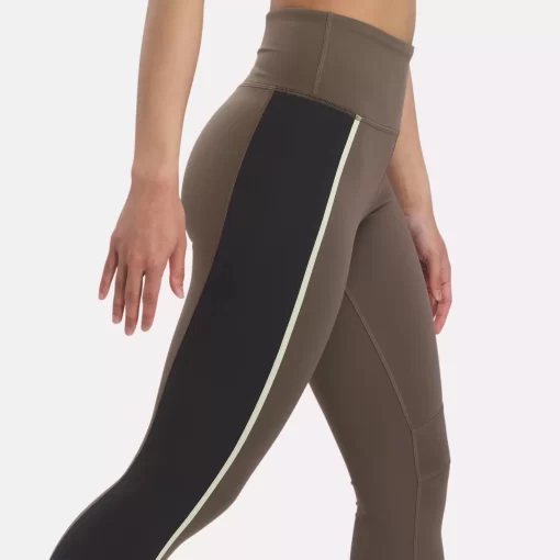 Yoga | Reebok Yoga Lux High-Rise Colorblock Leggings