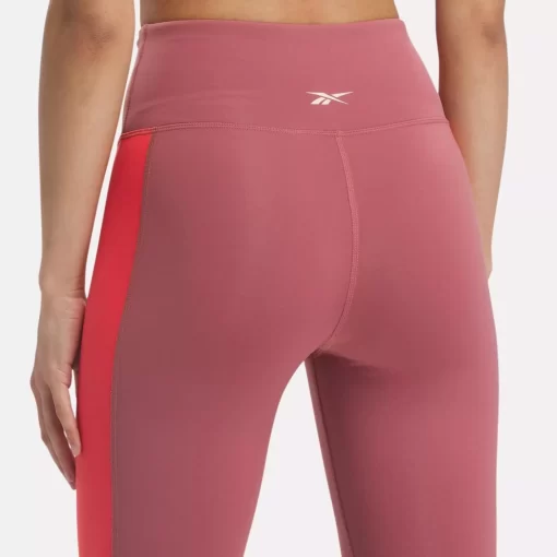 Yoga | Reebok Yoga Lux High-Rise Colorblock Leggings