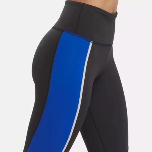 Yoga | Reebok Yoga Lux High-Rise Colorblock Leggings