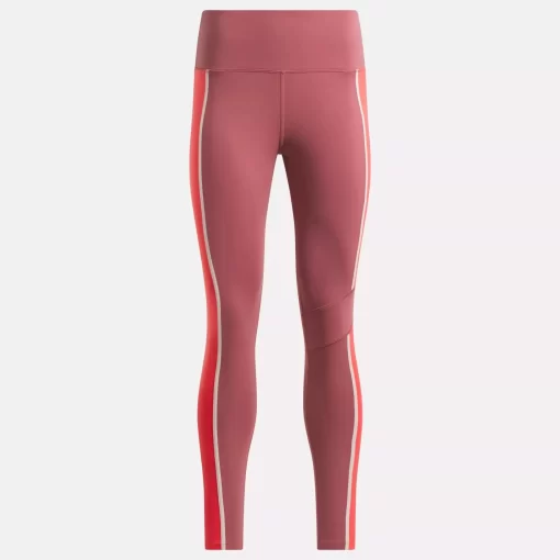 Yoga | Reebok Yoga Lux High-Rise Colorblock Leggings