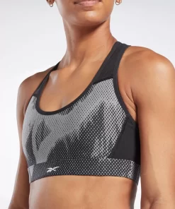 Sports Bras | Reebok Sports Bras Lux Perform Allover Print Racer Bra