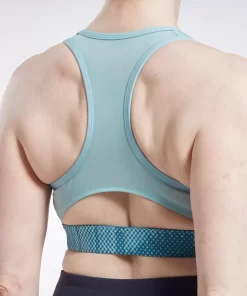 Sports Bras | Reebok Sports Bras Lux Perform Allover Print Racer Bra