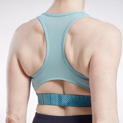 Sports Bras | Reebok Sports Bras Lux Perform Allover Print Racer Bra